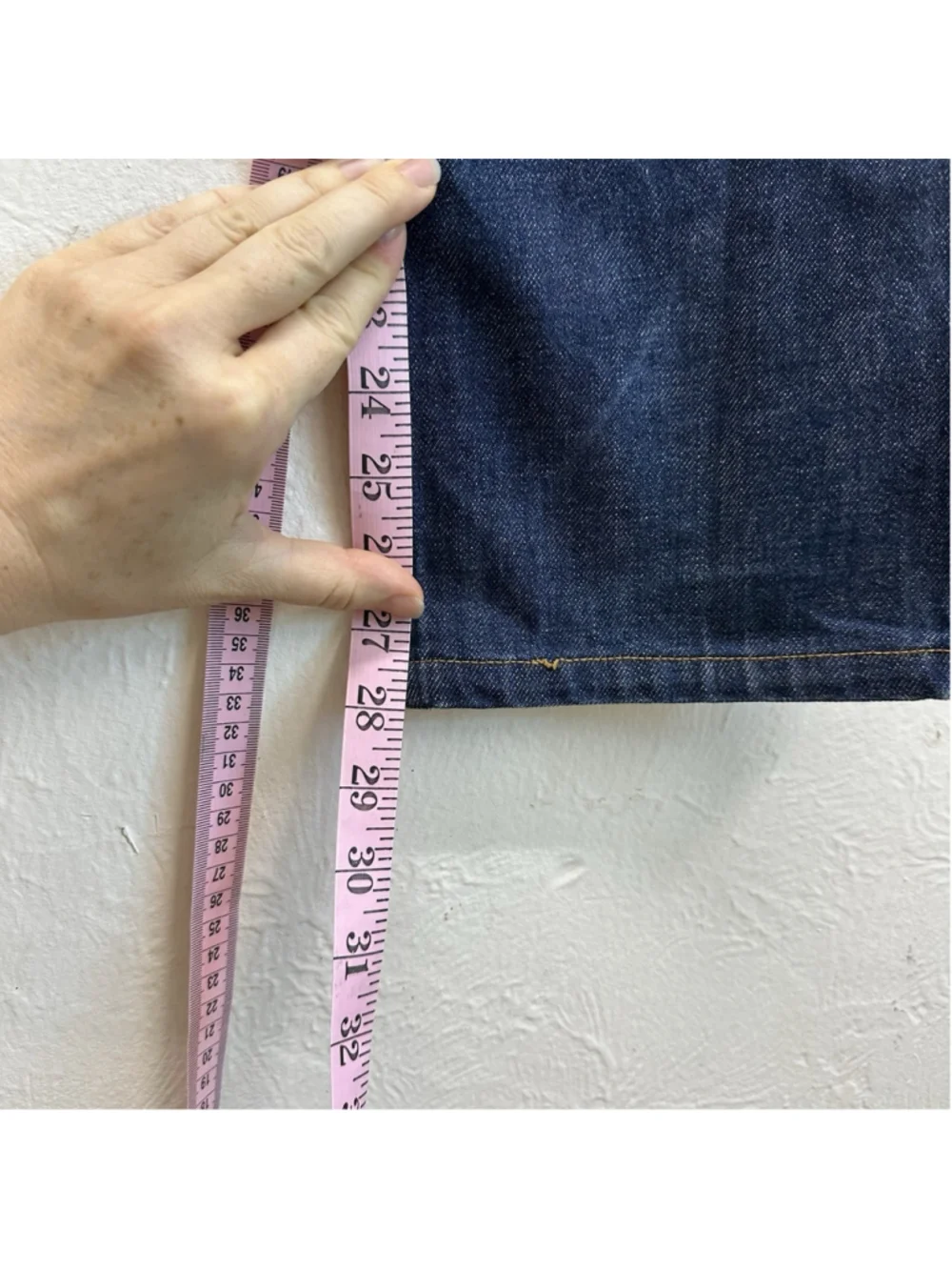 A.P.C. Mens Raw Denim Slim Straight Jeans Size 32x28 Macau Indigo Blue Selvedge